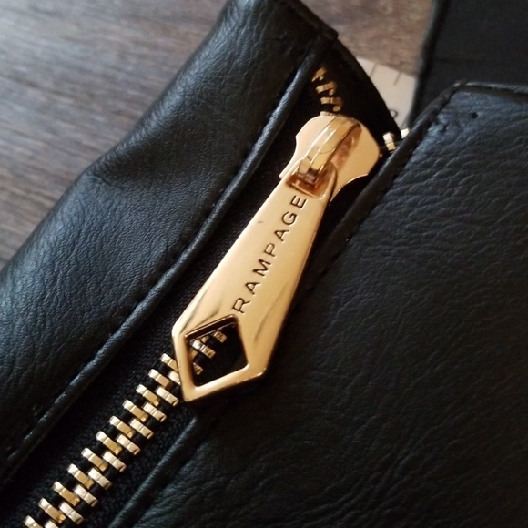 Black & Gold Backpack by Rampage - Picture 4 of 5